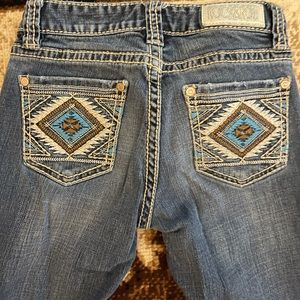Girls size 12 Rock & Roll cowgirl bootcut jeans